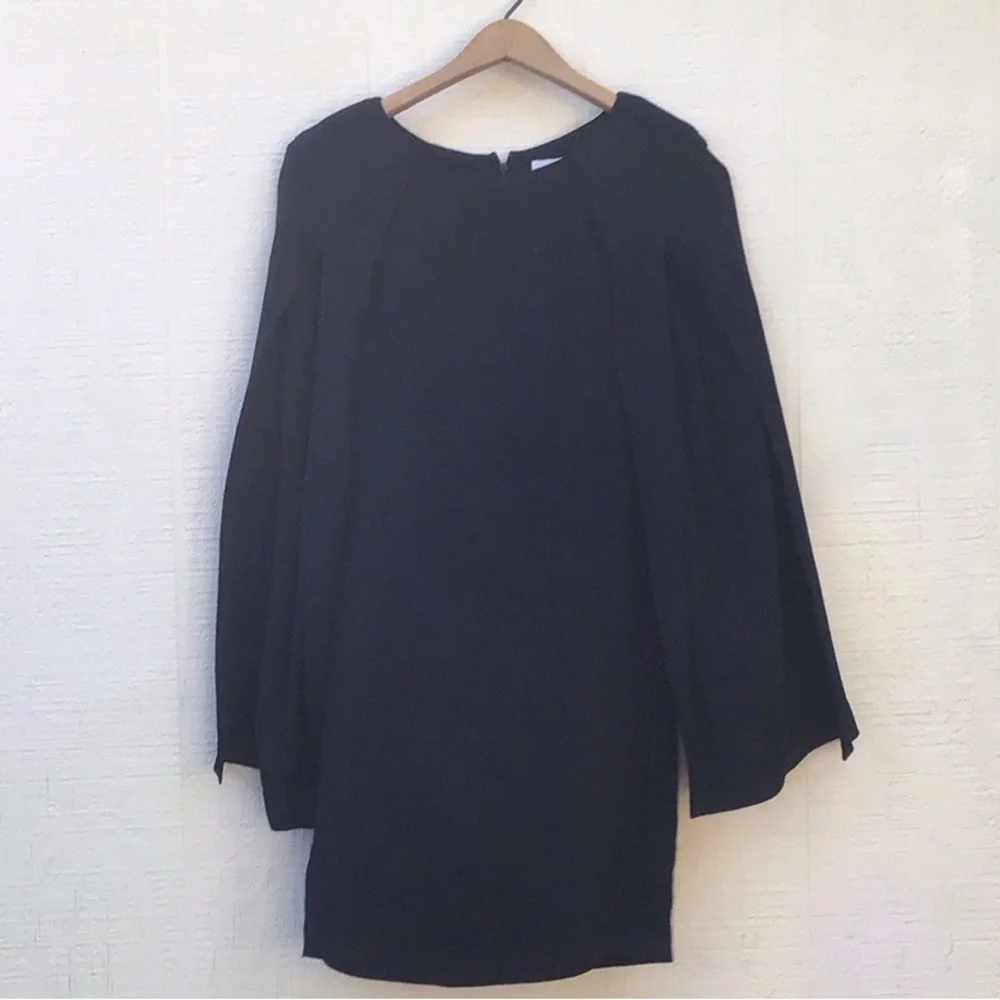 Shakuhachi cape dress black